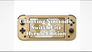 Unboxing and First Impressions Nintendo Switch Lite [upl. by Barnum452]