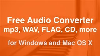 Free Audio Converter Software Mac Windows 10 8 7 [upl. by Eldrid]