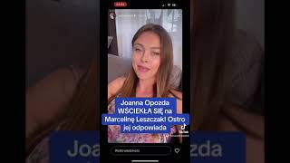 Joanna Opozda wściekła się na Marcelę Leszczak Poszło o dziecko [upl. by Lyret]