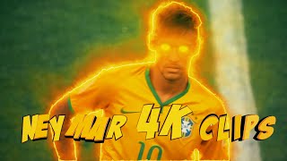 neymar 4k video clips for edit [upl. by Yenittirb733]