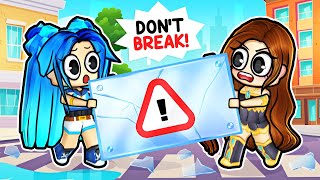 DONT BREAK THE GLASS IN ROBLOX [upl. by Decca]