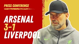 Arsenal 31 Liverpool  Jurgen Klopp Press Conference [upl. by Nareik656]