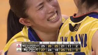 【粘りきれず悔しい敗戦】121 東レアローズ戦ハイライト202324 VLEAGUE DIVISION1 WOMEN [upl. by Thaddeus354]