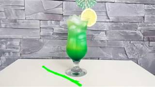 Greeny Cocktail  Rezept  alkoholfreier Cocktail zum selber machen [upl. by Yesdnil]