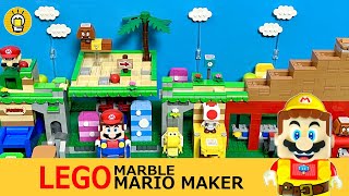 レゴでビー玉マリオメーカーを作ろう！LEGO Marble Mario Maker [upl. by Uball]