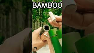 Bamboo creations with mini wood toy bamboo diy [upl. by Sonstrom]