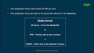 Pastel Payroll Setting up Hourly Rate for Weekly employees [upl. by Llerrac41]