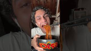 Spicy Korean Ramen ASMR No Sweat🥵 [upl. by Bremen]