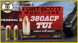 Enough Difference To Make a DifferenceTUI vs FMJ 380 Auto Ballistic Gel Ammo Test amp Review [upl. by Ojillek]