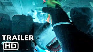 NO WAY UP Trailer 2024 Survival Shark Movie [upl. by Llertnor]