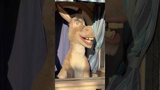 Universal Studio deuteragonist of the Shrek Donkey foryou disney cartoon reels short fun fyp [upl. by Rovert]