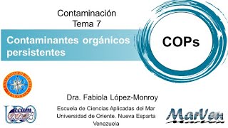 7 Contaminantes orgánicos persistentes [upl. by Eelek]