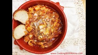 Tripe with Potatoes  Rossellas Cooking with Nonna [upl. by Thayne]