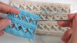 How to Crochet Complex StitchOriginal Stitch Pattern [upl. by Naus]