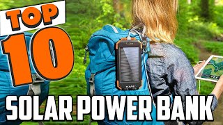 Best Solar Power Bank In 2024  Top 10 Solar Power Banks Review [upl. by Sutherlan]