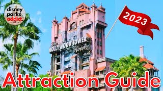 Disneys Hollywood Studios ATTRACTION GUIDE  2023  All Rides  Shows  Walt Disney World [upl. by Eudora]