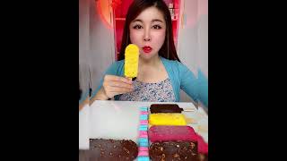 Asmr eating ice cream Crispy delicious short video [upl. by Otinauj]