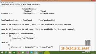 TempData With Keep And Peek [upl. by Spiegelman12]