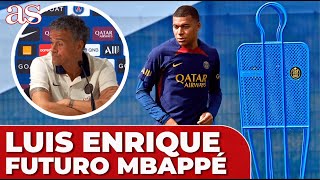 LUIS ENRIQUE y la PREGUNTA por el FUTURO de MBAPPE  PSG  Diario AS [upl. by Acsirp313]