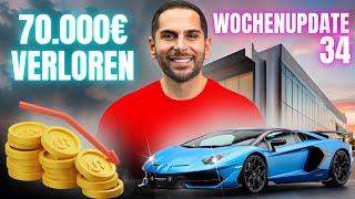 Lohnt sich der Einstieg in den Autohandel noch 70000 € Verlust an zwei Autos Wochenupdate 34 [upl. by Mattland982]