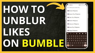 How to Unblur Likes on Bumble in 2024 [upl. by Ecinna]