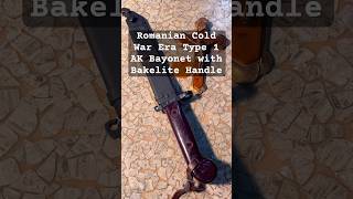 Bakelite in the 20th Century Romanian Type 1 Cold War Era AK Bayonet bakelite coldwar romania [upl. by Judye758]