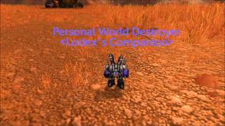 Personal World Destroyer WoW Companion [upl. by Noseaj]