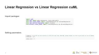 14 4 RAPIDS Acceleration Linear Regression DLI Teaching Kits 2023 NVIDIA On Demand [upl. by Prochoras292]