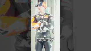 Maverick Vinales First Debut With Tech3 Racing KTM superbikersid barcelonatest maverickviñales [upl. by Mordy]