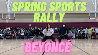 Diva Homecoming Live Beyoncé Dance IN SCHOOL  Spring Sports Rally  ft hype juniors [upl. by Binah780]