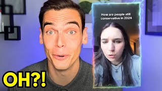 Woke TikToker goes on INSANE rant about conservatives [upl. by Alyak]