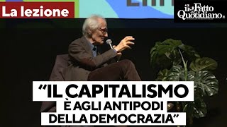 La lezione di Canfora quotNon cè niente di più lontano dalla democrazia come il capitalismoquot [upl. by Arel]