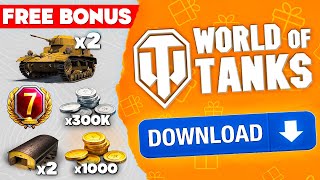 World of Tanks Download🔥WOT DOWNLOAD WITH BONUSES🔥World of Tanks how to play on pc [upl. by Perri]