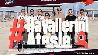 Teknofest Roket Yarışmasi 2023  TOBB ETÜ Rocket takımı olarak atışımız [upl. by Ecirtaemed]