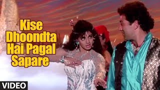 Kise Dhoondta Hai Pagal Sapare  Full Song  Nigahen  Anuradha Paudwal  Sunny Deol Sridevi [upl. by Ynaffyt467]