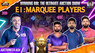 Project Pant Killer KL Shreyas Surge BIDDING MADNESS  E1 Marquee  Winning Bid  IPL Auction [upl. by Helbonia]