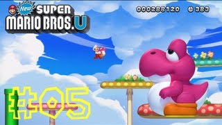 New Super Mario Bros U  Acorn Plains4 Mushroom Heights [upl. by Autum]