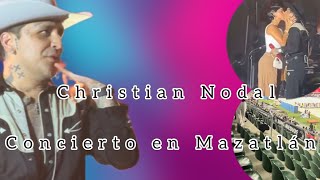 Christian Nodal concierto Mazatlán 🔥 NO LLENÓ‼️💥 [upl. by Erastatus]