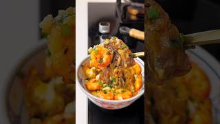 Shrimp Beef and Egg Rice foodshrimprecipebeefriceshorts yummy [upl. by Goldie]