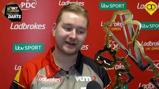 quotTHE CROWD TURNED ON MEquot DIMITRI VAN DEN BERGH WINS THE UK OPEN DESPITE THE CROWD TURNING ON HIM [upl. by Burlie]