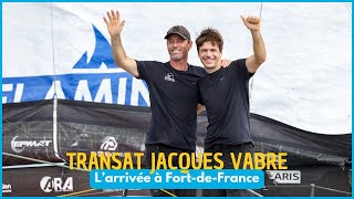 1 transat de 2023  Larrivée de la Transat Jacques Vabre [upl. by Daffie]