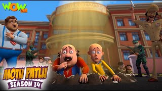 Bahar Ana Mana Hai  Motu Patlu  Season 14  Full Episode  Wow Kidz [upl. by Lahsram]