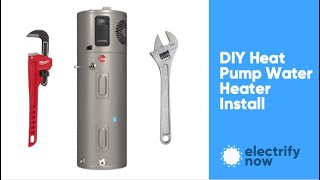 DIY Heat Pump Water Heater Install [upl. by Artied]