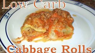 Atkins Diet Recipes Low Carb quotHolubetsquot Cabbage Rolls IF [upl. by Hunley661]