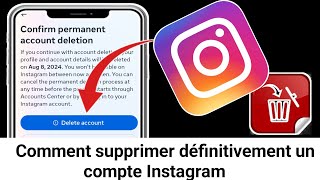 Comment supprimer définitivement un compte Instagram rapide et facile [upl. by Essirahc271]