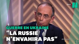 Ukraine ces phrases de Zemmour sur Poutine qui se retournent contre lui [upl. by Ahsem]