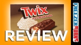 Twix Ice Cream Bar Review Freezerburns Ep590 [upl. by Odoric]