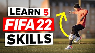 Learn these FIFA 22 skills in REAL LIFE [upl. by Leynwad968]