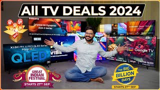 Amazon Great Indian Festival amp Flipkart Big Billion Days 🎉quot 🚨 Best TV Deals of 2024 ALL Sizes 📺💸 [upl. by Anilet]