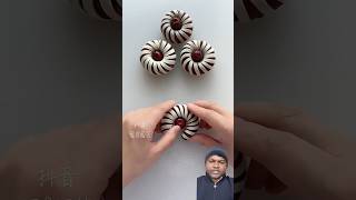 Beautiful pastry art tutorial food pastry chocolate pastery pastryart shorts [upl. by Rheingold597]